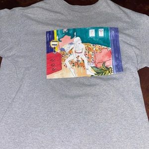 Grey Supreme Graphic Tee